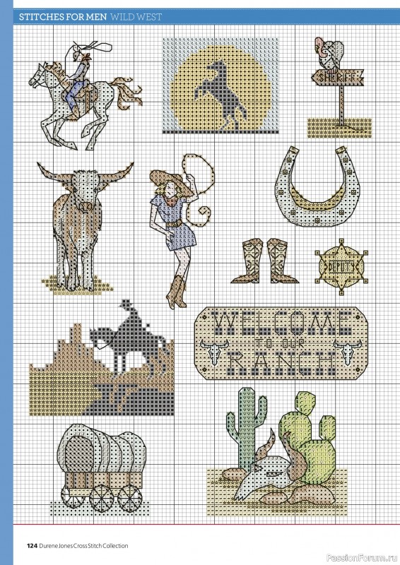Коллекция вышивки в журнале &laquo;Ultimate Cross Stitch Collection - Durene Jones 2026&raquo;. Часть 2.