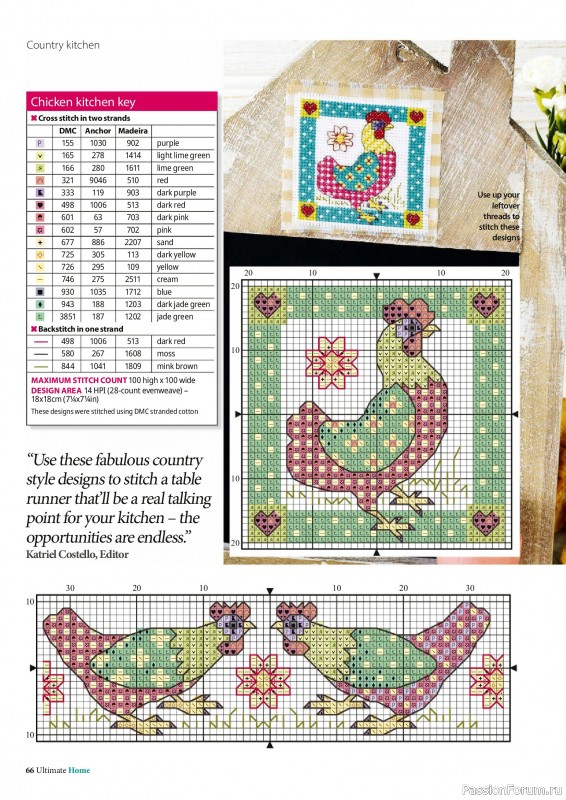 Коллекция вышивки в журнале &laquo;Ultimate CrossStitch &ndash; Home 2026&raquo;