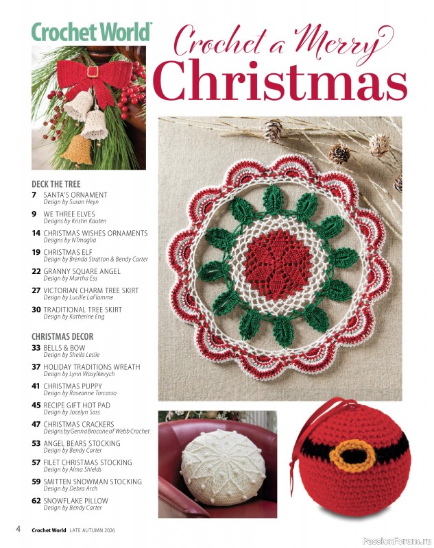 Вязаные проекты крючком в журнале &laquo;Crochet World Specials - Late Autumn 2026&raquo;