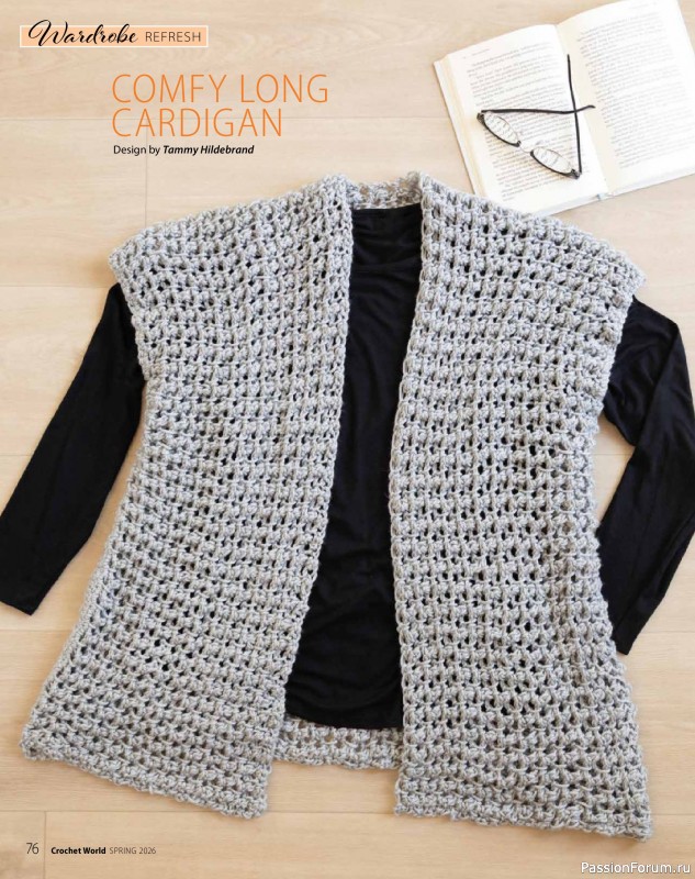 Вязаные проекты крючком в журнале &laquo;Crochet World - Spring 2026&raquo;