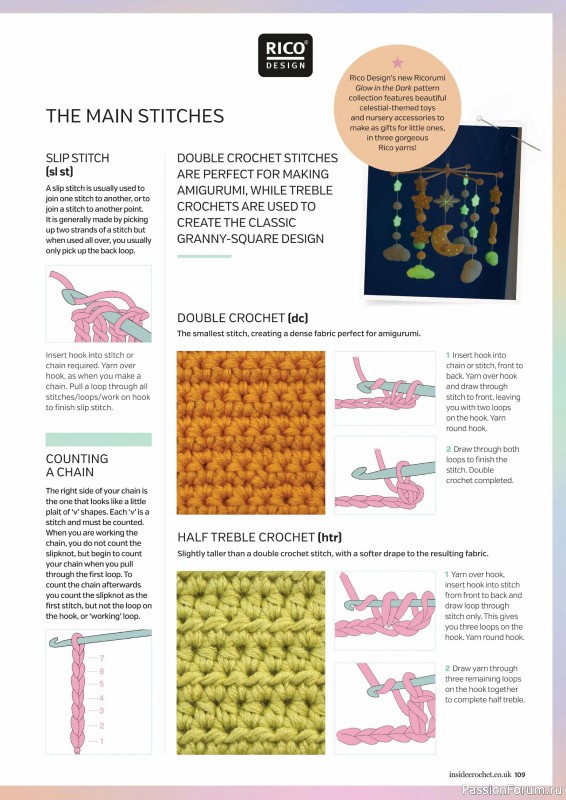Вязаные проекты крючком в журнале «Inside Crochet №183 2025»