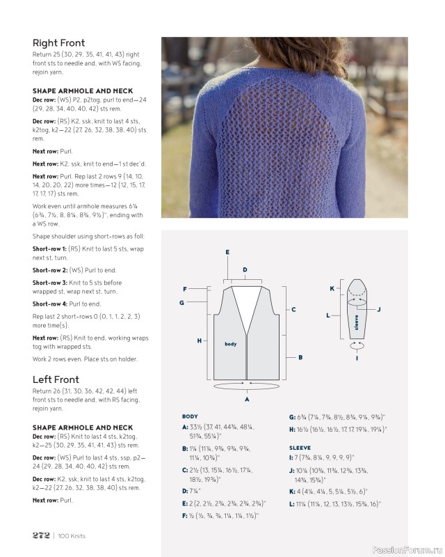 Вязаные проекты в книге &laquo;100 Knits: Interweave's Ultimate Pattern Collection&raquo;. Часть 3