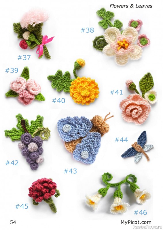 Вязаные проекты в книге «Textured Motifs».