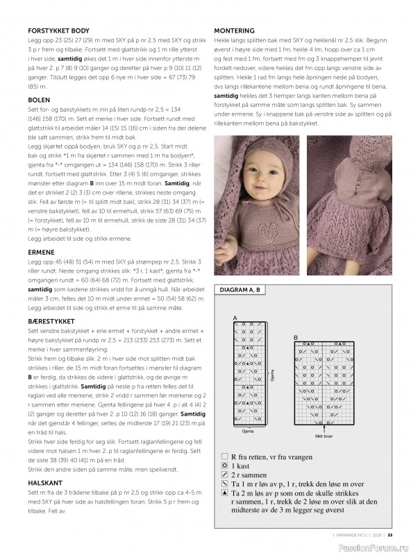 Вязаные проекты в журнале &laquo;Yarnmade №1 2018 Spring & Summer&raquo;.