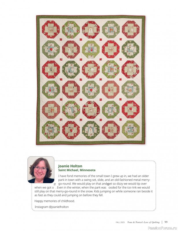Коллекция проектов для рукодельниц в журнале «Fons & Porter’s Love Of Quilting - Fall 2025»