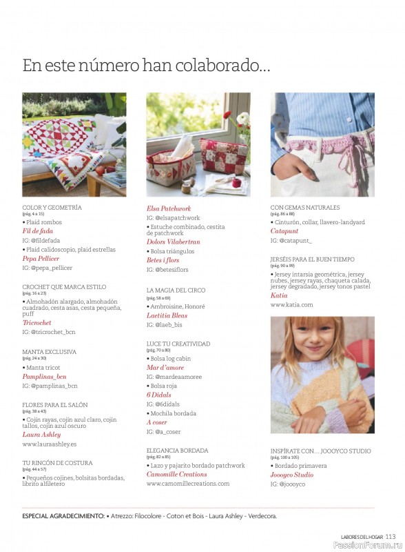 Коллекция проектов для рукодельниц в журнале &laquo;Labores del hogar №796 2026&raquo;