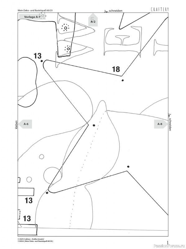 Коллекция проектов для рукодельниц в журнале «Mein Deko und Bastelspass №60 2025»