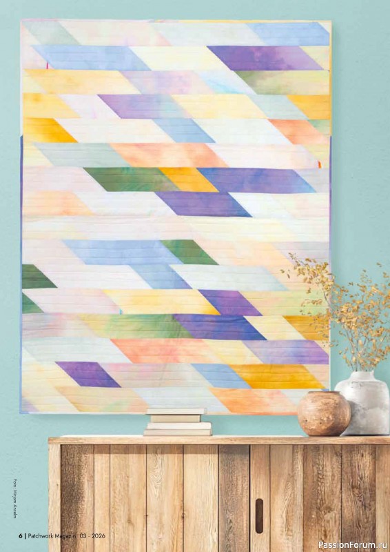Коллекция проектов для рукодельниц в журнале &laquo;Patchwork das Magazin №3 2026&raquo;