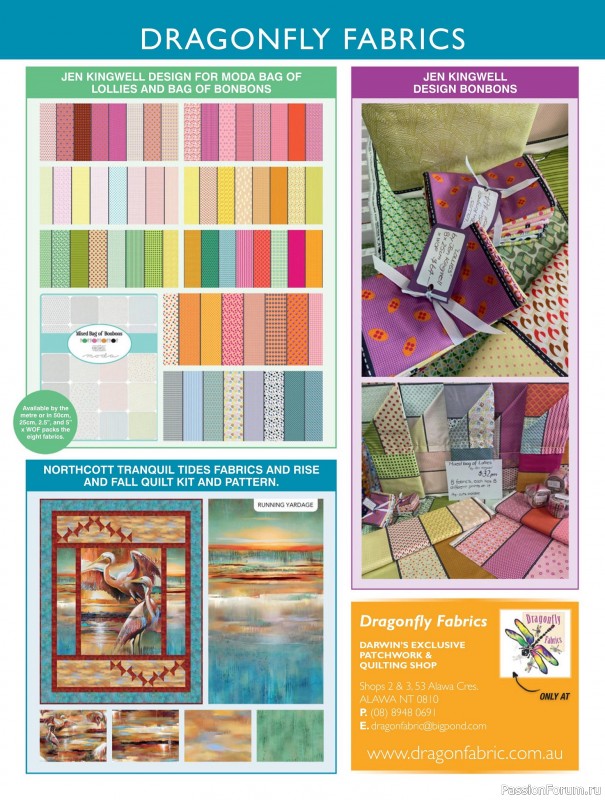 Коллекция проектов для рукодельниц в журнале «Quilters Companion №135 2025»