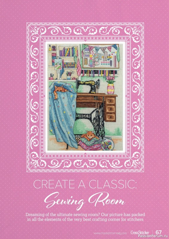 Коллекция вышивки в журнале «CrossStitcher №393 2023»