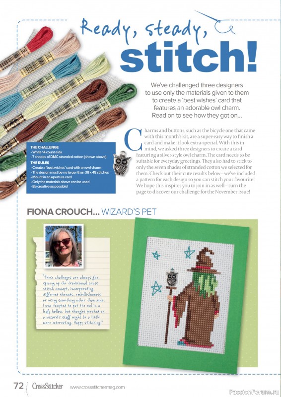 Коллекция вышивки в журнале «CrossStitcher №425 2025»