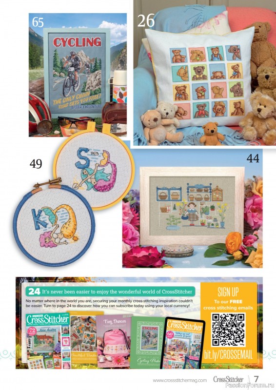 Коллекция вышивки в журнале «CrossStitcher №425 2025»