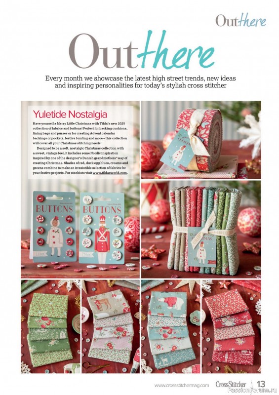 Коллекция вышивки в журнале «CrossStitcher №428 2025»