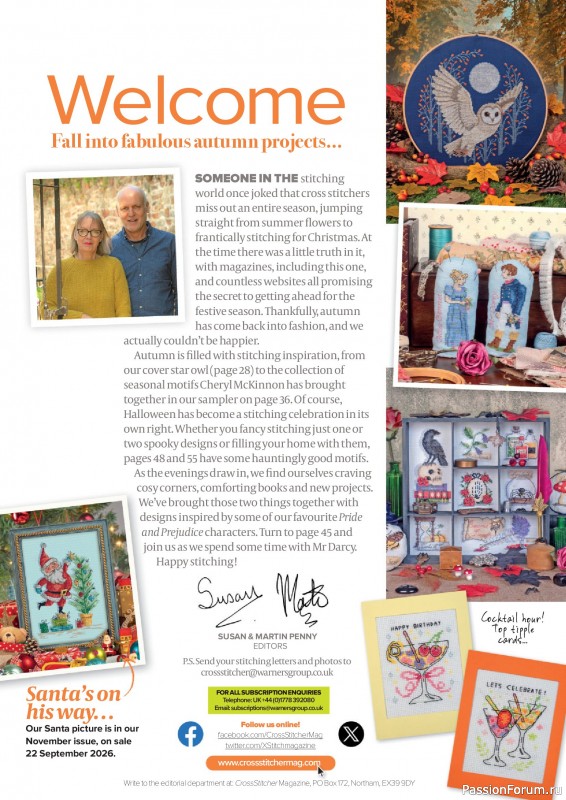 Коллекция вышивки в журнале «CrossStitcher №440 2026»