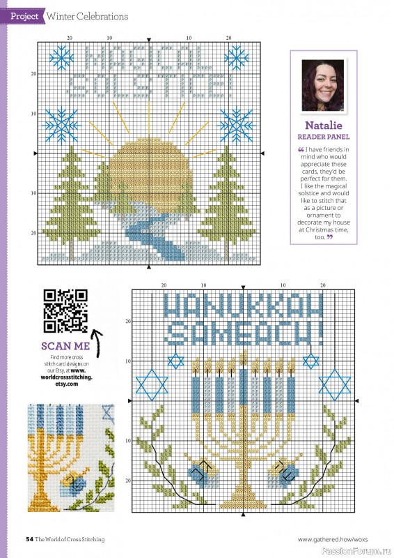 Коллекция вышивки в журнале «The World of Cross Stitching №377 2026»