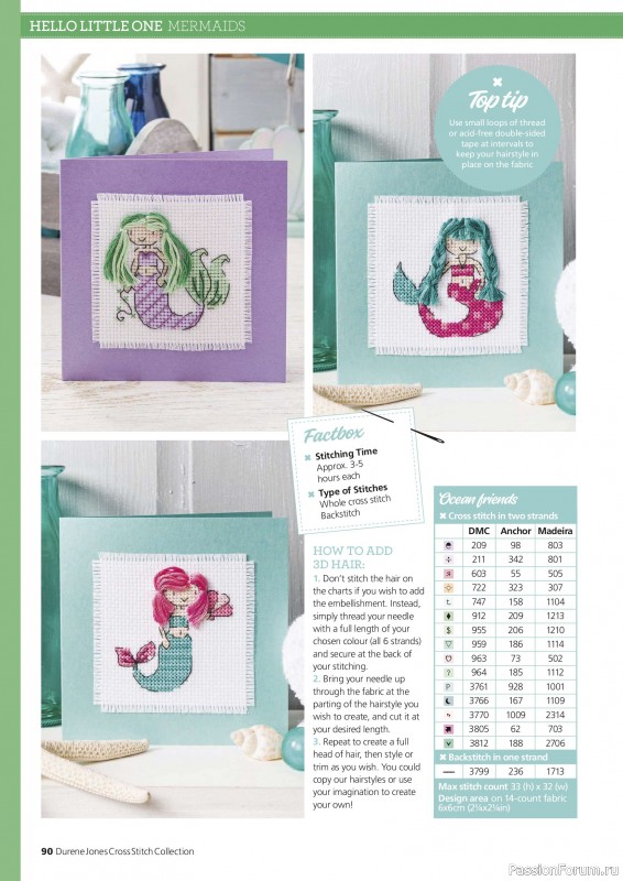 Коллекция вышивки в журнале &laquo;Ultimate Cross Stitch Collection - Durene Jones 2026&raquo;. Часть 2.