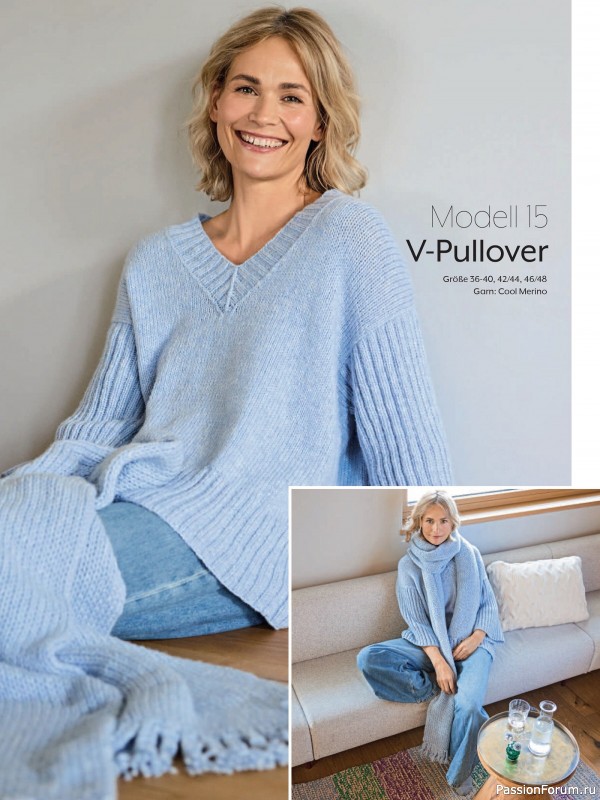 Вязаные модели в журнале «Verena Spezial V224 2025 - Cosy Home»