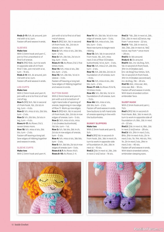 Вязаные проекты крючком в журнале «Inside Crochet №183 2025»