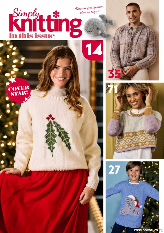 Вязаные проекты крючком в журнале «Simply Knitting №270 2025»