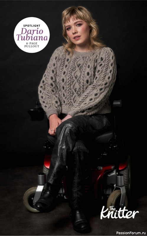 Вязаные проекты спицами в журнале «The Knitter №201 2024»
