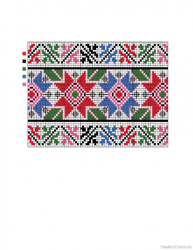 Вязаные проекты в книге &laquo;Вышиваем крестом скатерти, салфетки, рушники&raquo;. Часть 2