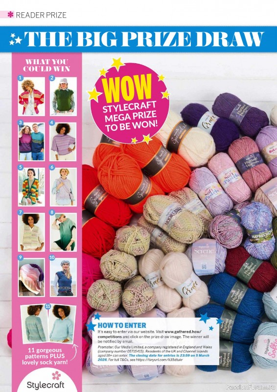 Вязаные проекты в журнале &laquo;Simply Knitting №273 2026&raquo;