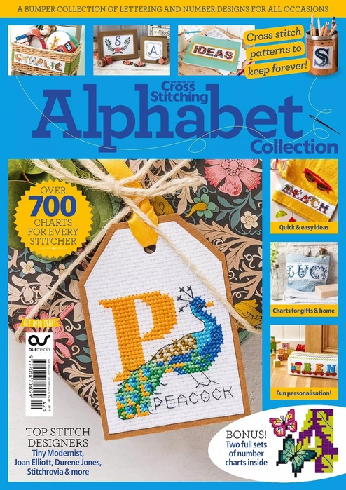 Коллекция вышивки в журнале &laquo;Cross Stitching Alphabet Collection 2022&raquo;