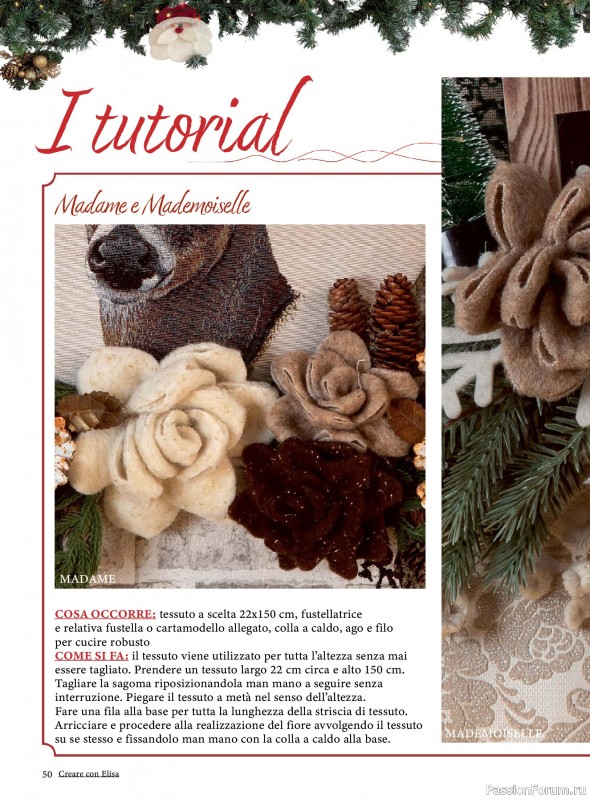 Коллекция проектов для рукодельниц в журнале «Creare Con Elisa №12 2025»