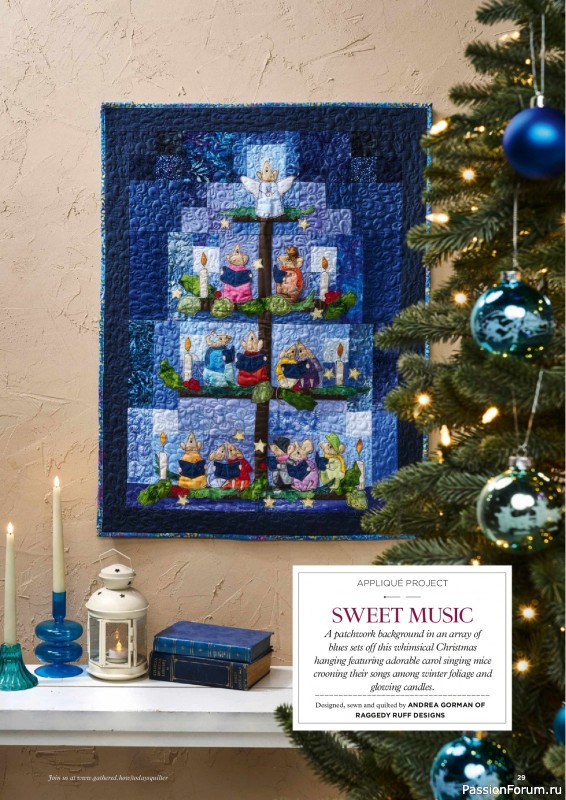 Коллекция проектов для рукодельниц в журнале «Todays Quilter №133 2025»