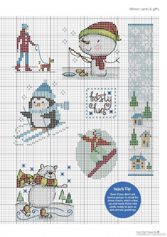 Коллекция вышивки в журнале «Cross Stitch Favourites - Christmas 2022»