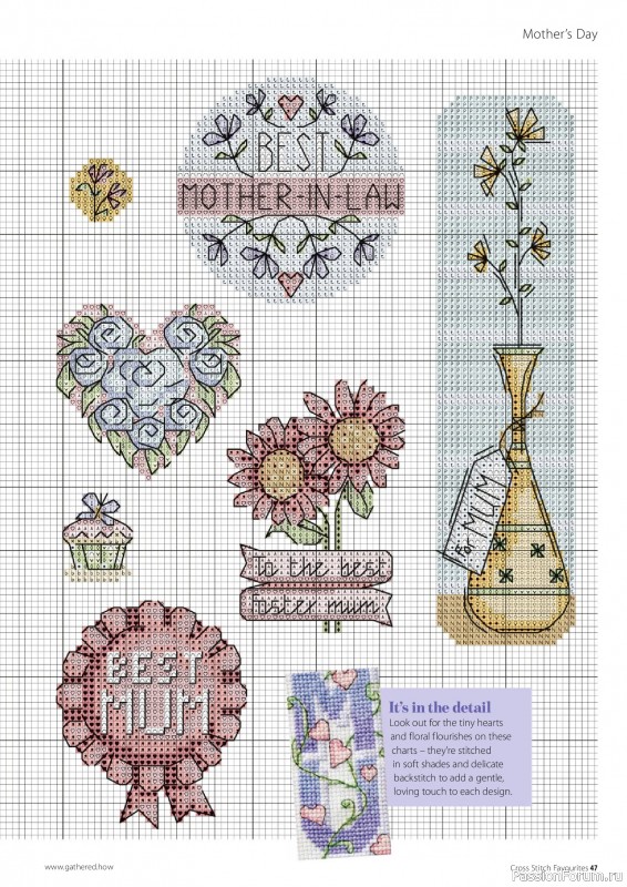 Коллекция вышивки в журнале &laquo;Cross Stitch Favourites - Spring 2025&raquo;