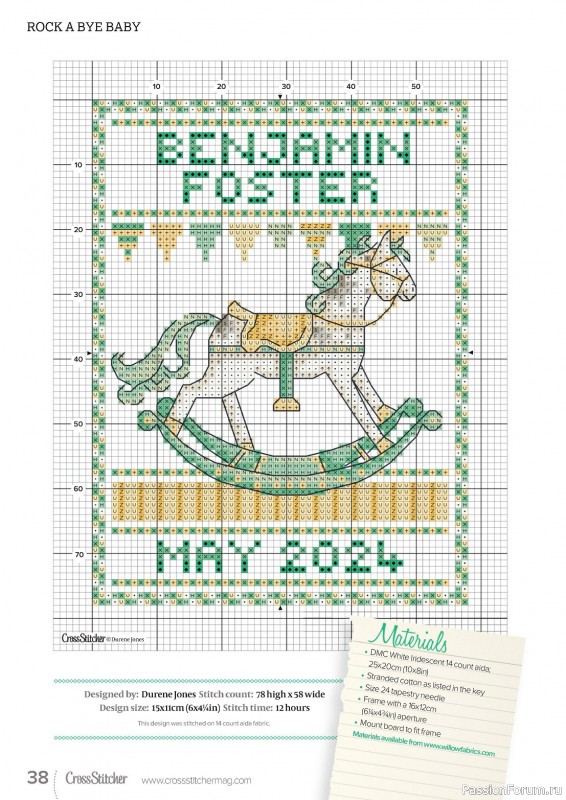 Коллекция вышивки в журнале «CrossStitcher №408 2024»