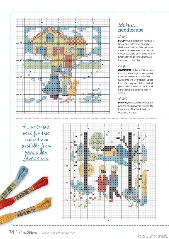 Коллекция вышивки в журнале «CrossStitcher №428 2025»