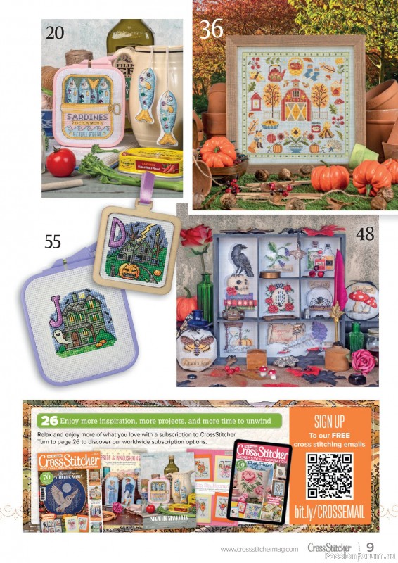 Коллекция вышивки в журнале «CrossStitcher №440 2026»