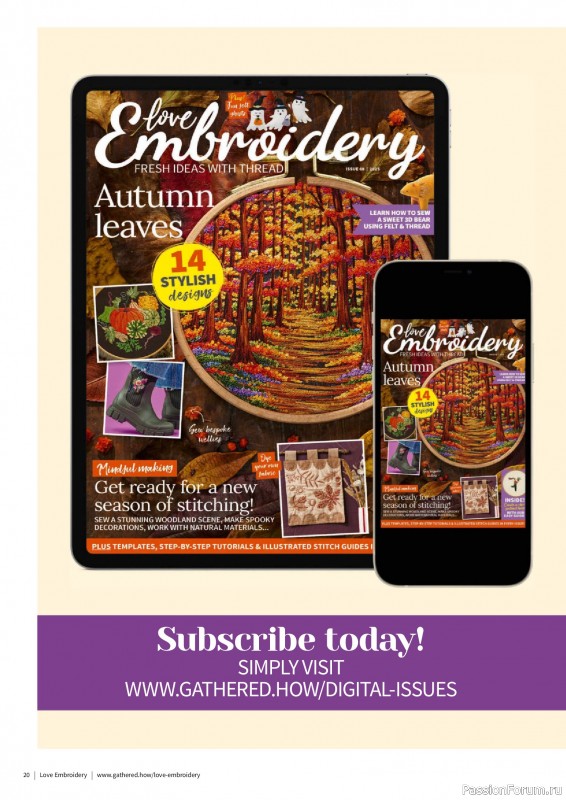 Коллекция вышивки в журнале «Love Embroidery №69 2025»