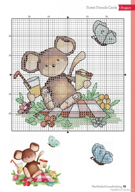 Коллекция вышивки в журнале «The World of Cross Stitching №374 2026»