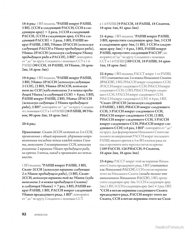 Вязаные проекты в книге &laquo;Ажурное вязание крючком&raquo;