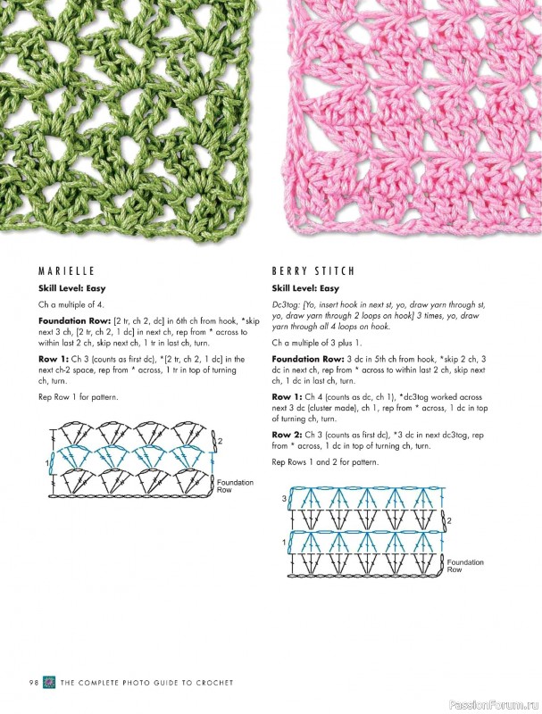 Вязаные проекты в книге «The Complete Photo Guide to Crochet». Часть 1