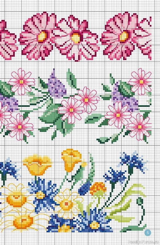 Коллекция проектов для рукодельниц в журнале &laquo;A Punto Croce Fiori - Marzo 2026&raquo;