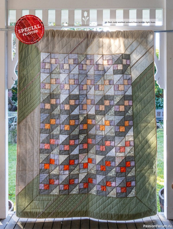 Коллекция проектов для рукодельниц в журнале «Australian Homespun №228 2025»