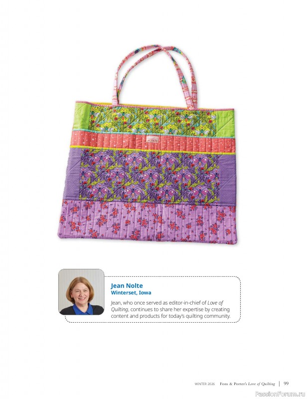 Коллекция проектов для рукодельниц в журнале «Fons & Porter's Love of Quilting - Winter 2026»