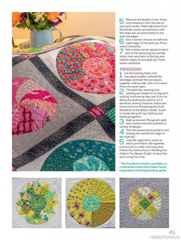 Коллекция проектов для рукодельниц в журнале «Quilters Companion №134 2025»