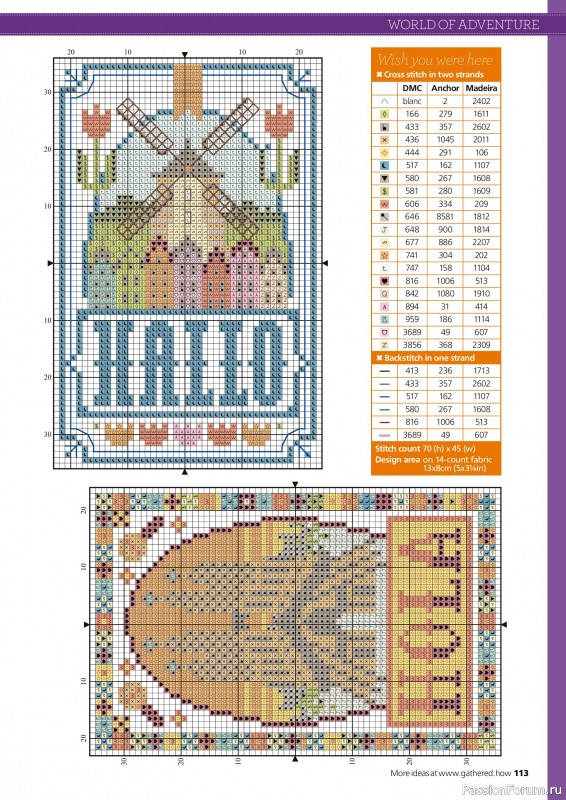 Коллекция вышивки в журнале «Ultimate CrossStitch Collection - Contemporary 2026»
