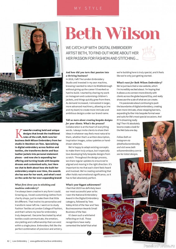 Коллекция вышивки в журнале &laquo;Love Embroidery №78 2026&raquo;