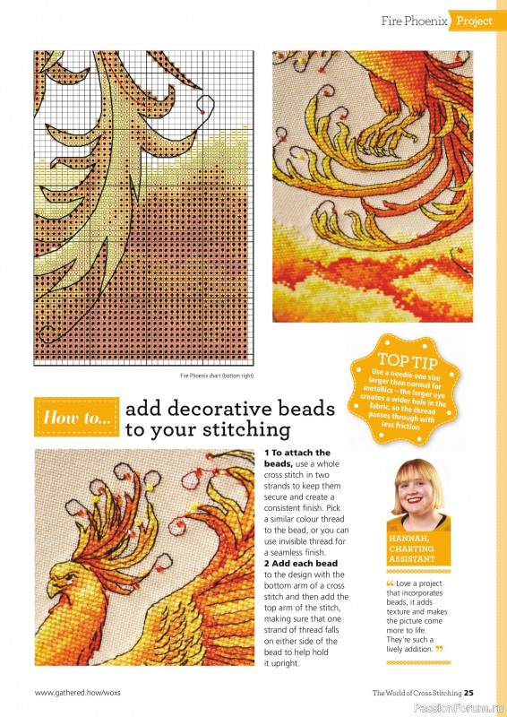 Коллекция вышивки в журнале &laquo;The World of Cross Stitching №368 2025&raquo;