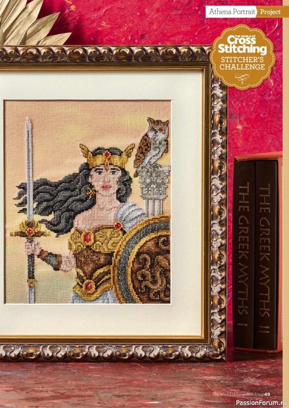 Коллекция вышивки в журнале «The World of Cross Stitching Special №366 2025»