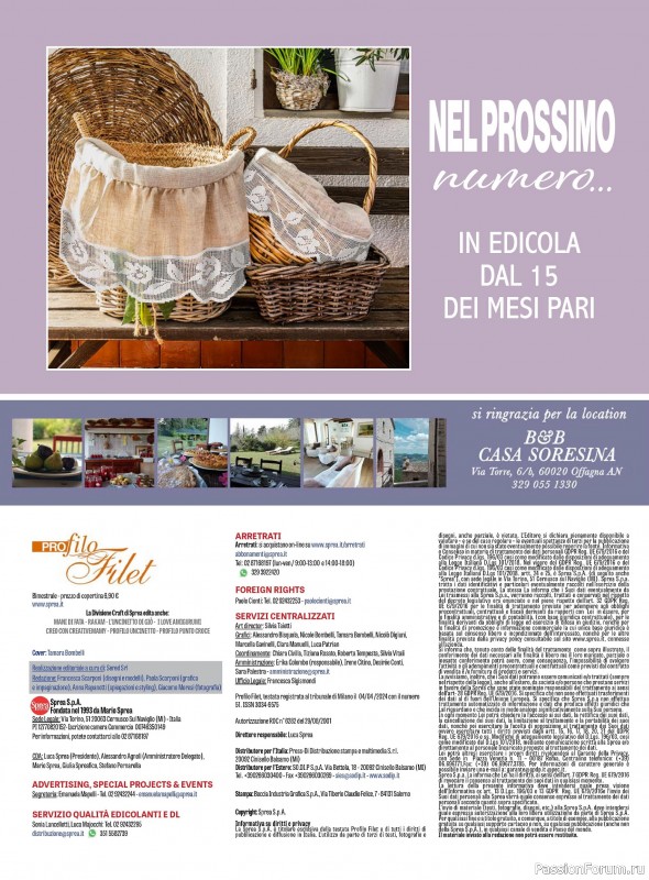 Вязаные проекты крючком в журнале «Profilo Filet №6 2025»