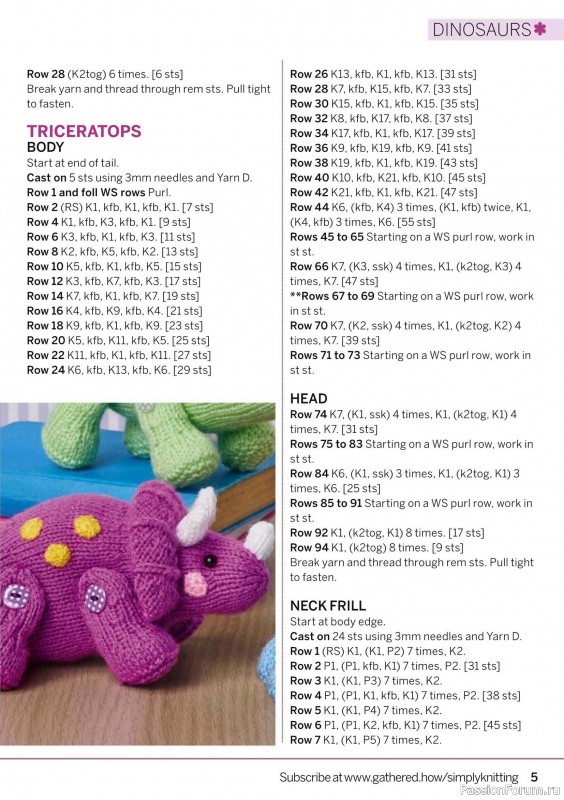 Вязаные проекты крючком в журнале «Simply Knitting №268 2025»
