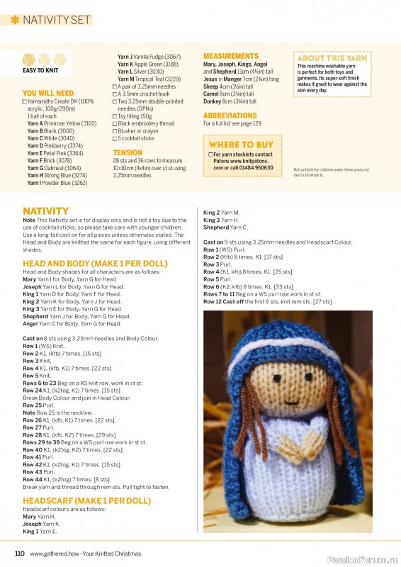 Вязаные проекты крючком в журнале «Simply Knitting - Your Knitted Christmas - 2025»