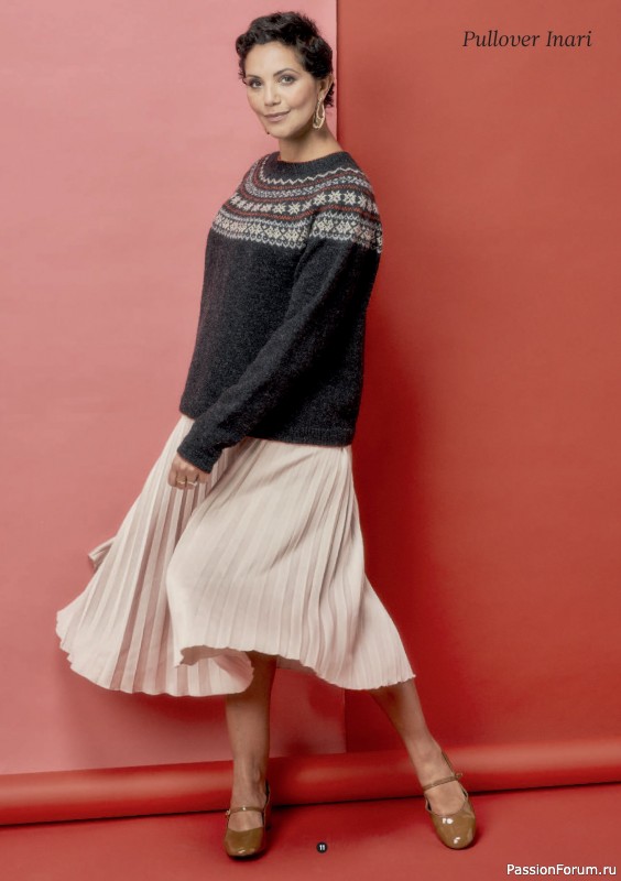 Вязаные проекты спицами в журнале &laquo;The Knitter №80 2026 Germany&raquo;